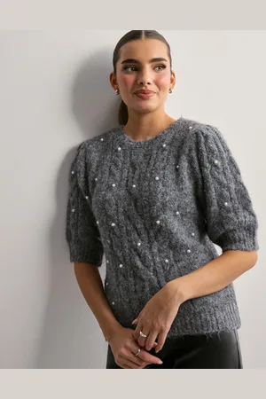 VERO MODA - Vmnova Ss Pearl Puff Pullover Vip