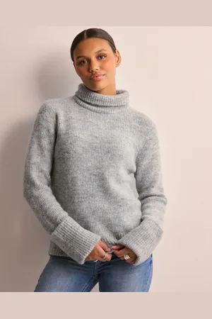 SELECTED - Slfsia Ras Ls Knit High Neck