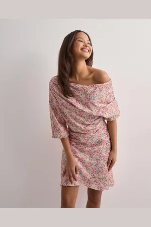 By Malina - Marisa asymmetrical satin mini dress