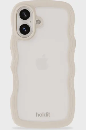 Holdit - Wavy Case Transparent iPhone 15/14/13
