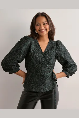 SELECTED - Slfsiv-Paula 3/4 Wrap Top D2