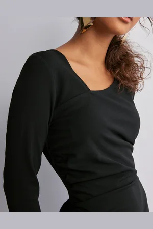 JDY - mekko L/S Long Slit Dress Jrs At