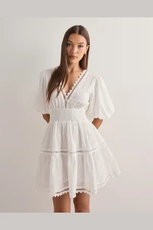 By Malina - Elvira v-neck mini dress