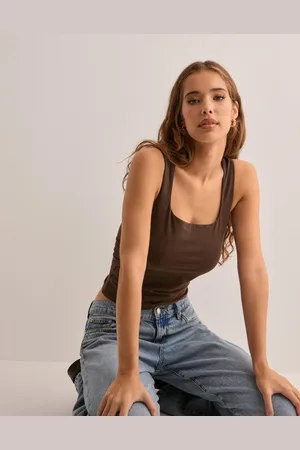 Gina Tricot - Basic square tanktop