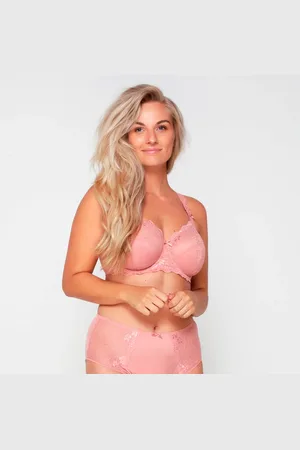LingaDore Daily Plus Size kaarituelliset rintaliivit, vaaleanpunainen