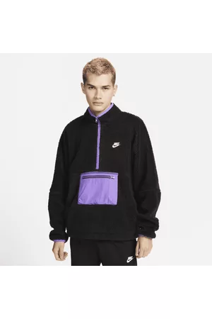 Nike Miehet Fleecetakit - Club Fleece Men's 1/2-Zip Anorak - 50% Recycled Polyester