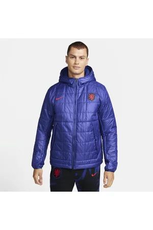 Nike Miehet Fleecetakit - Netherlands Men's Fleece-Lined Hooded Jacket