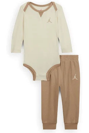 Jordan Nike Baby 2-Piece Rib Nep Bodysuit - - Cotton