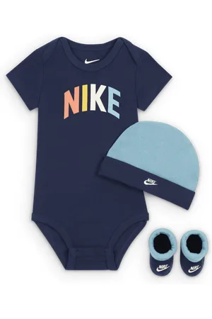 Nike Powder Play Baby (0–9M) 3-Piece Boxed Set - - Cotton/Polyester