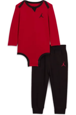 Jordan Nike Baby 2-Piece Rib Nep Bodysuit - - Cotton