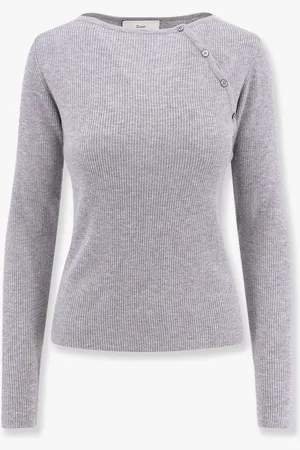 DUNST Ribbed fabric sweater - - gender_Woman