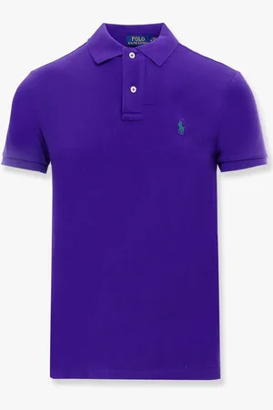 Ralph Lauren Cotton polo shirt with embroidered logo - - gender_Man