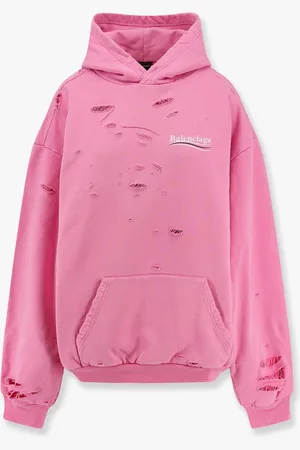 Balenciaga Destroyed finish cotton sweatshirt - - gender_Woman