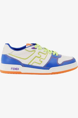 Fendi Leather sneakers with ff lateral logo - - gender_Man