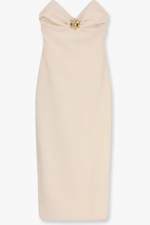 Elisabetta Franchi Midi dress with gold metal detail - - gender_Woman