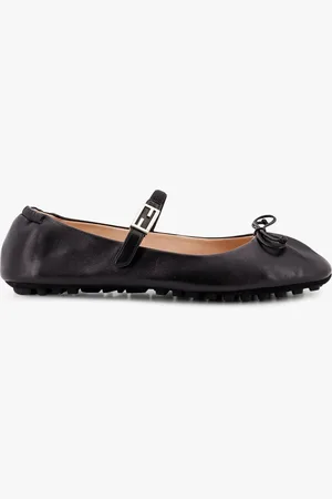 Fendi Baguette leather ballerinas - - gender_Woman