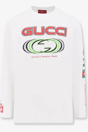 Gucci Cotton t-shirt with frontal gg print - - gender_Man