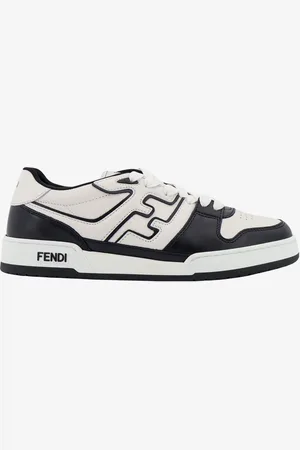 Fendi Leather sneakers with ff lateral logo - - gender_Man