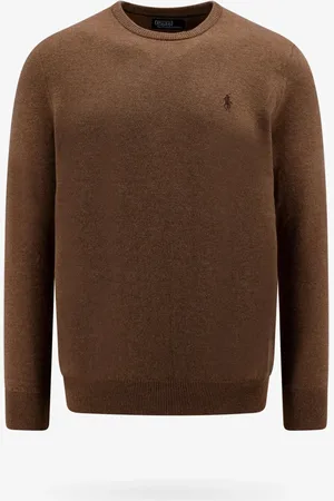 Ralph Lauren Regular fit responsible wool sweater with embroidered logo - - gender_Man