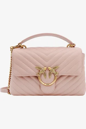 Pinko Matelassé leather handbag with iconic love birds buckle - - gender_Woman