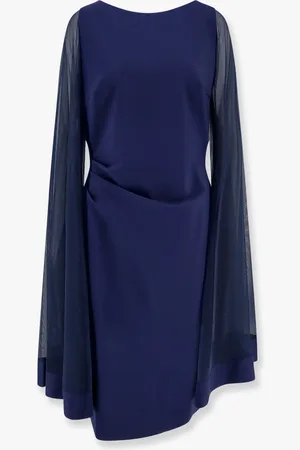 CHIARA BONI Joju illusion stretch jersey dress with voile sleeves - - gender_Woman