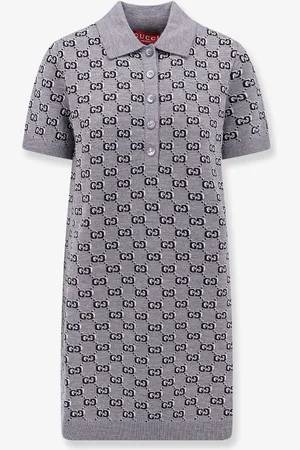 Gucci Gg wool dress with ribbed profiles - - gender_Woman