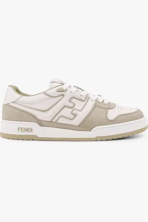 Fendi Leather sneakers with ff lateral logo - - gender_Man