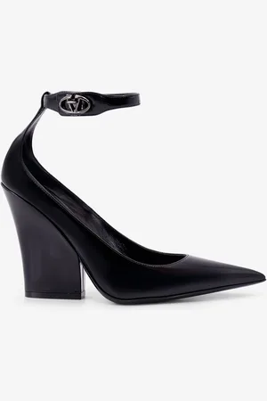 VALENTINO GARAVANI Patent leather décolleté with vlogo the bold buckle - - gender_Woman