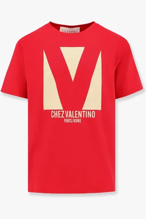 VALENTINO Cotton t-shirt with chez print - - gender_Man