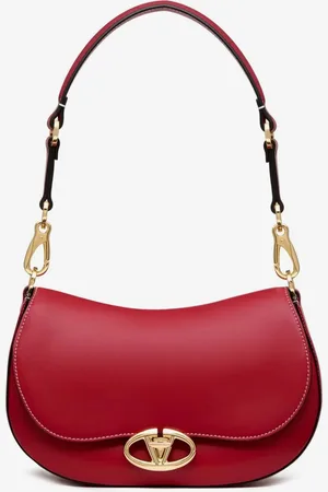 VALENTINO GARAVANI Leather shoulder bag with vlogo signature detail - - gender_Woman