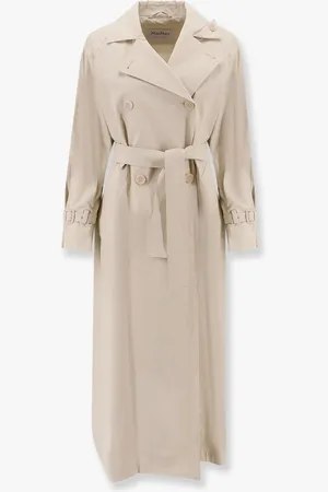 Max Mara Ronco sfilata coated linen trench - - gender_Woman