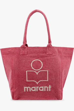Isabel Marant Yenky canvas shoulder bag with embroidered logo - - gender_Woman