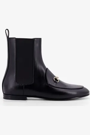Gucci Jordaan leather ankle boots - - gender_Woman