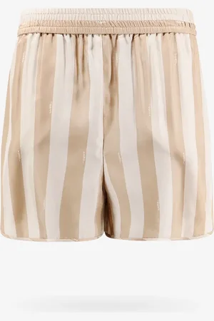 Fendi Pequin silk shorts - - gender_Woman