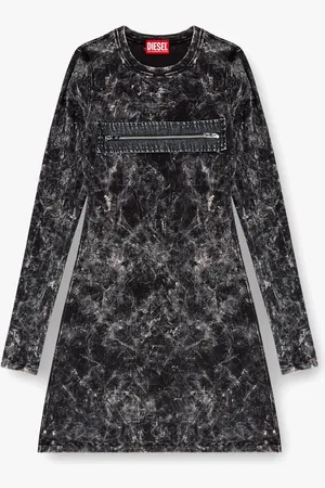 Diesel Erco cotton dress with zip and cut-out - - gender_Woman