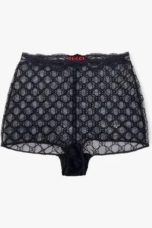 Gucci Lace culottes with all-over gg motif - - gender_Woman
