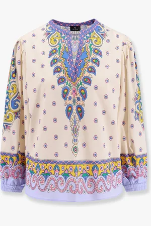 Etro Cotton shirt with multicolor print - - gender_Woman