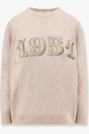 Max Mara Wool and cashmere sweater with 1951 motif - - gender_Woman