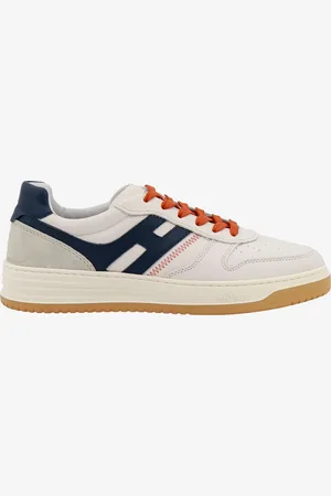 Hogan H630 leather sneakers with contrasting monogram - - gender_Man