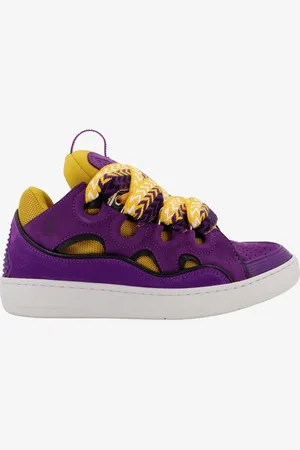 Lanvin Curb light suede sneakers - - gender_Woman