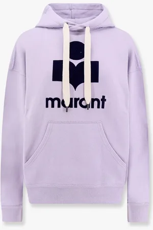 Marant Etoile Mansel cotton sweatshirrt with flocked logo - - gender_Woman