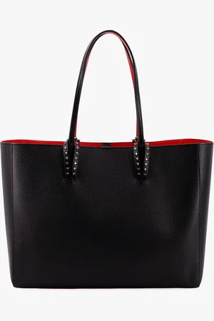 Christian Louboutin Cabata leather shoulder bag with metal studs detail on the front - - gender_Woman