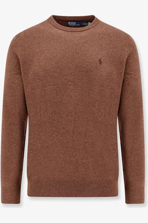 Ralph Lauren Regular fit responsible wool sweater with embroidered logo - - gender_Man