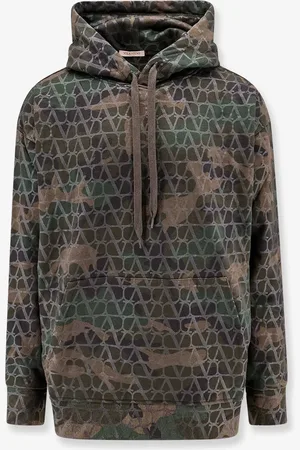 VALENTINO Jersey sweatshirt with toile iconographe camouflage print - - gender_Man