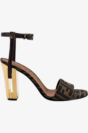 Fendi Delfina FF fabric sandals - - gender_Woman