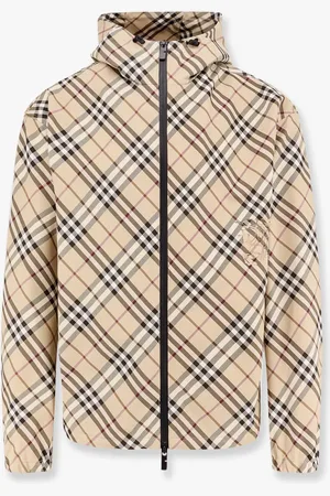 Burberry Traditional check jacket with ekd embroidery - - gender_Man