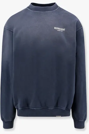 Represent Owners club cotton sweatshirt with frontal logo print - - gender_Man