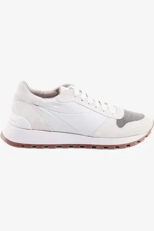 Brunello Cucinelli Nylon and suede sneakers - - gender_Woman