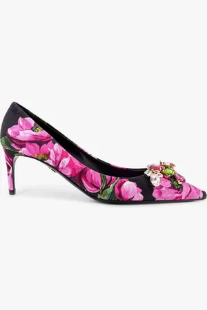 Dolce & Gabbana Fabric décolleté with floral print - - gender_Woman