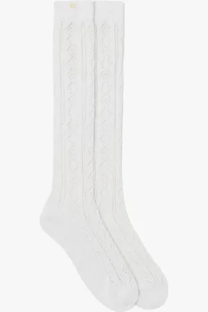 VALENTINO Cotton socks with metal vlogo detail - - gender_Man